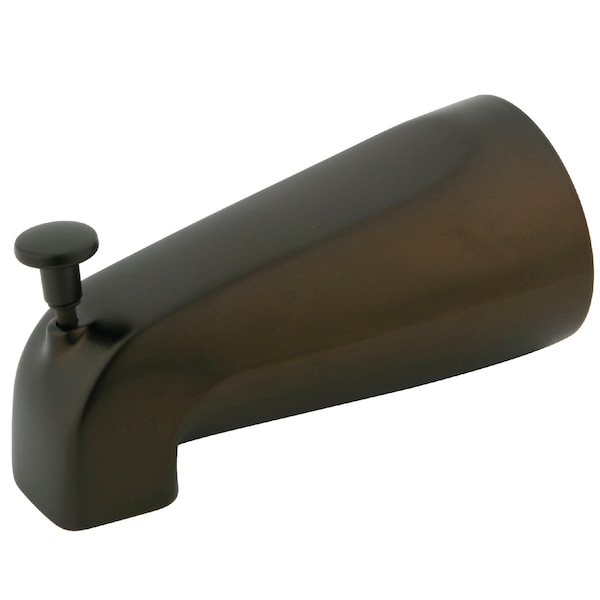 5-1/4" Zinc, Tub Spout W/ Diverter, Oil Rubbed Bronze